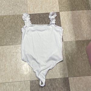 Bluenotes White Bodysuit Size Large